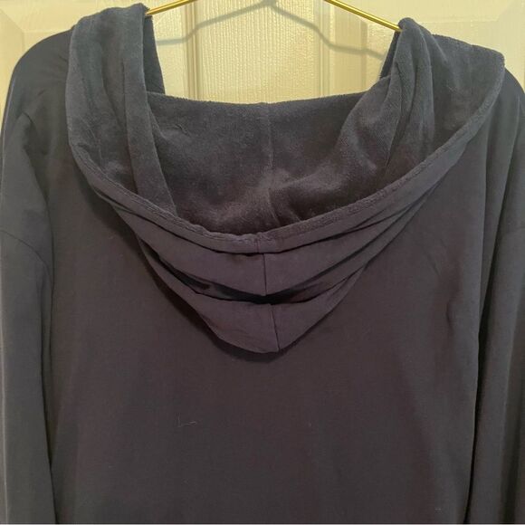 DUDE ROBE Navy Blue Hooded Robe - Picture 7 of 9